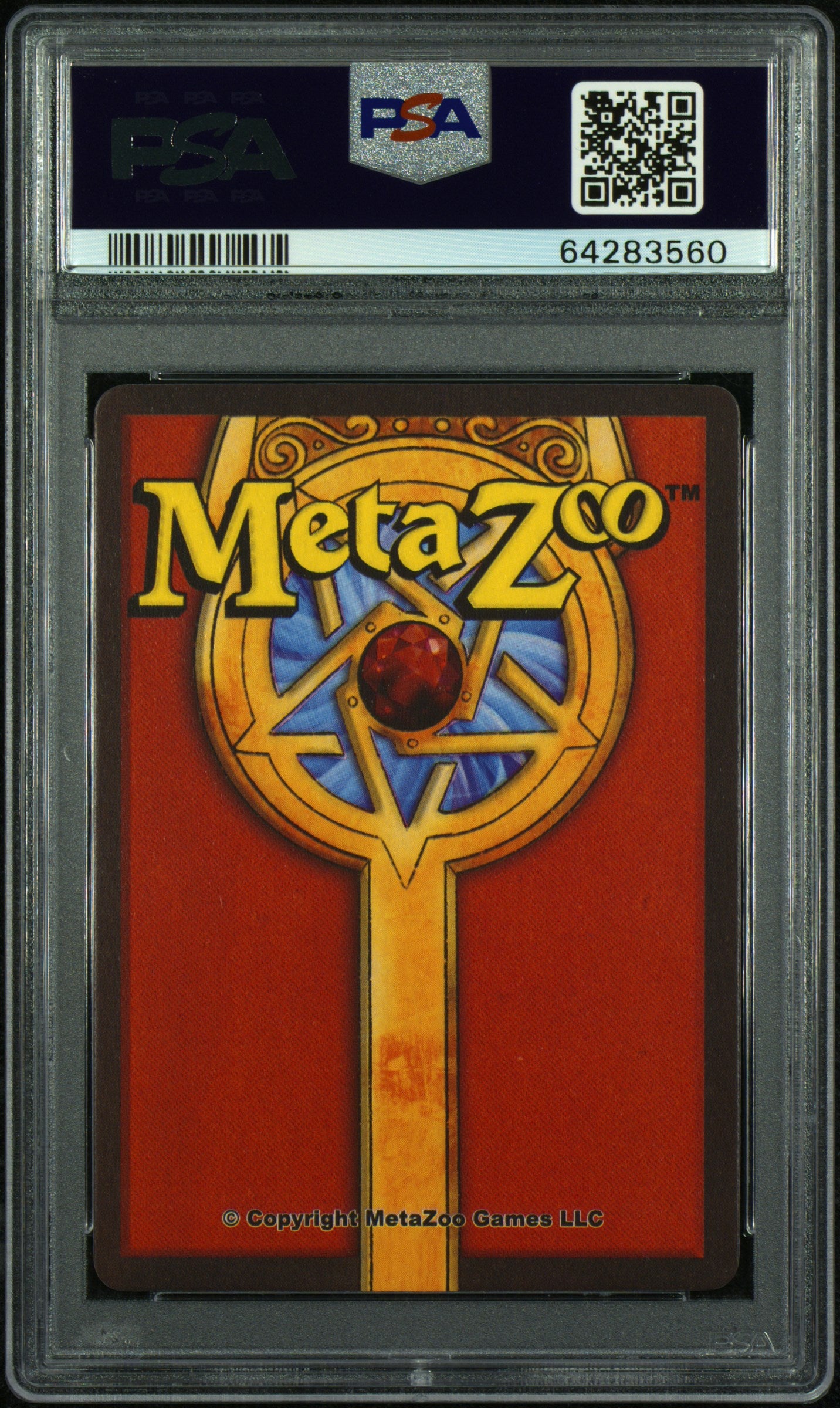 PSA 10: 2021 Metazoo Pin Club X Nightfall Mystery Collection 1 Mothman-Holo