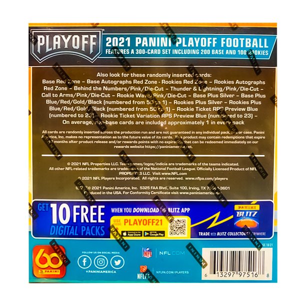 2021 Panini Playoff Football Mega Box