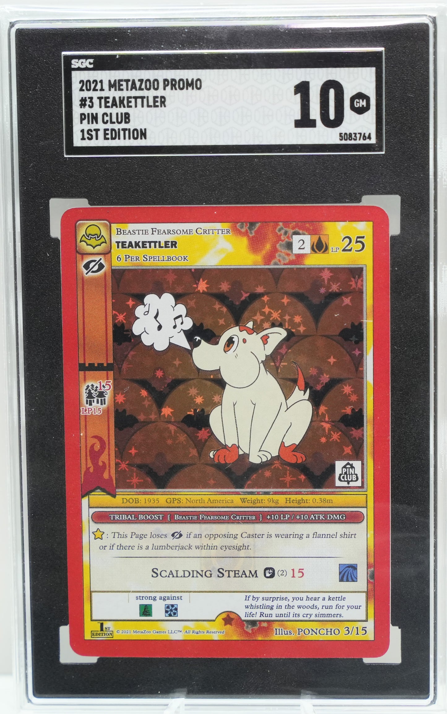 SGC 10: 2021 MetaZoo X Pin Club #3 Teakettler