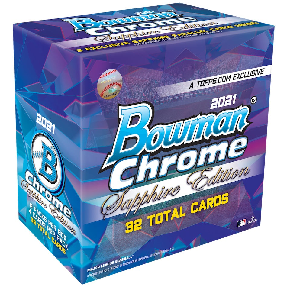 2021 Bowman Chrome Sapphire Edition Hobby Box