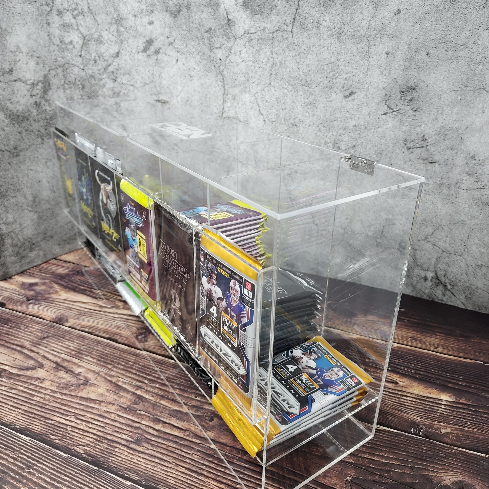 Portable Graded Card Display Box Sports Card Display Card Show Display Case  Portable Trade Show Cases & Display Cases