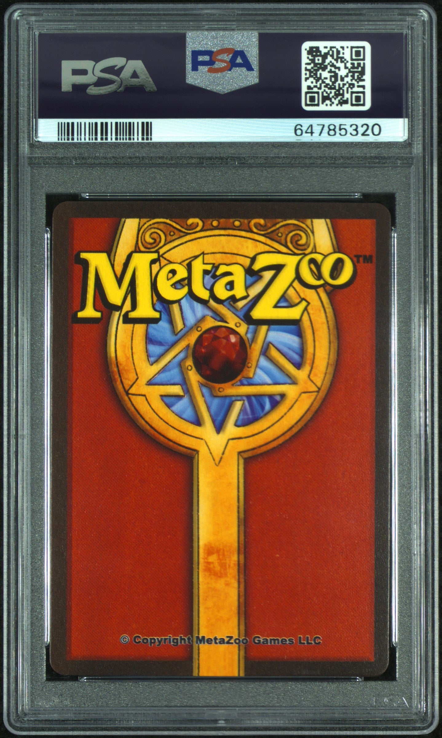 PSA 9: 2022 Metazoo Magicast Metapoo 3 Mothman-Reverse Holo