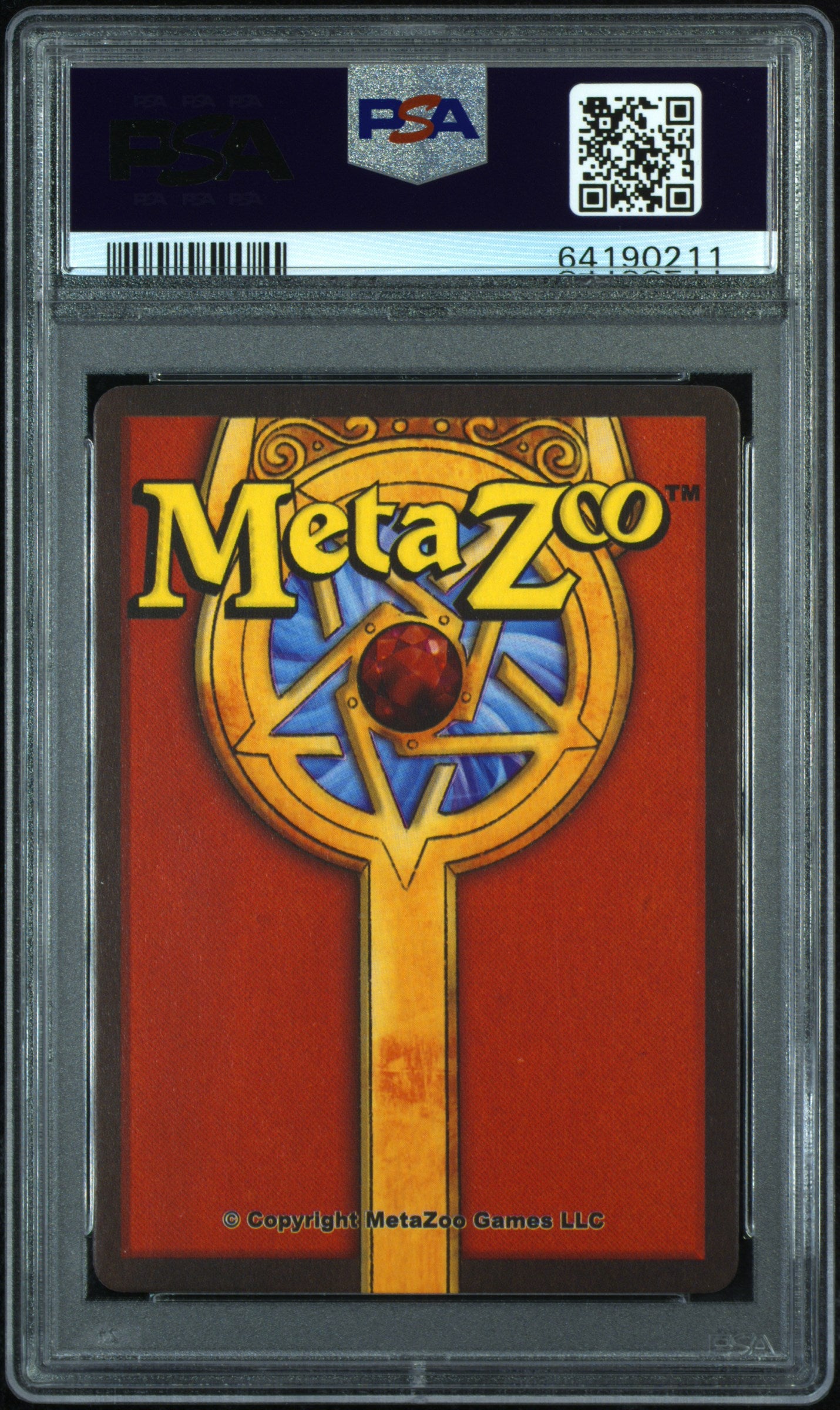 PSA 10: 2021 Metazoo Pin Club X Nightfall Mystery Collection 2A Mothman-Holo 2nd Wave
