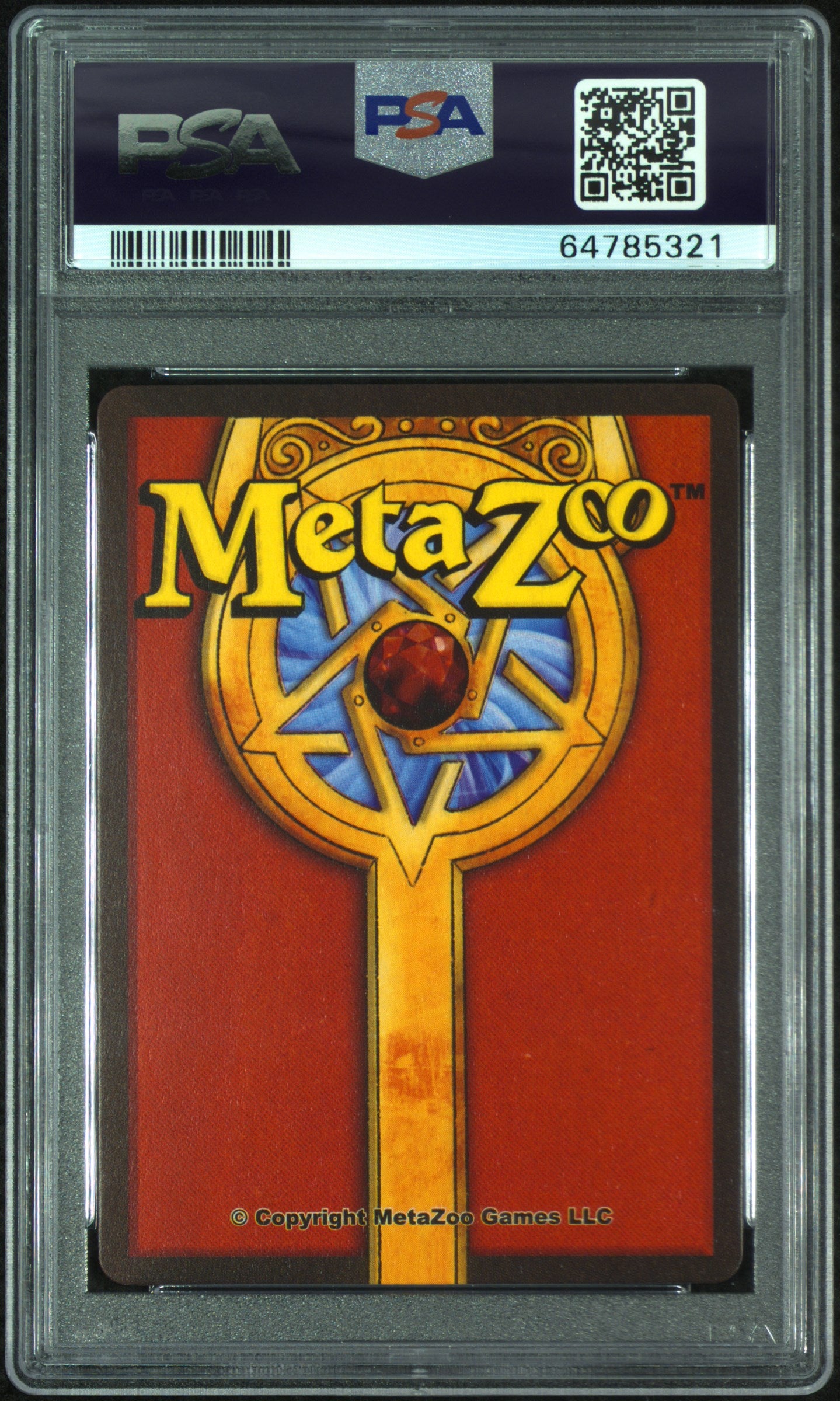 PSA 9: 2022 Metazoo Magicast Metapoo 3 Mothman-Holo